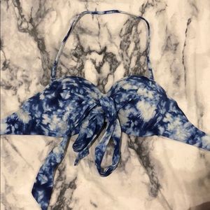 Tie dye Victoria secret pink bikini top